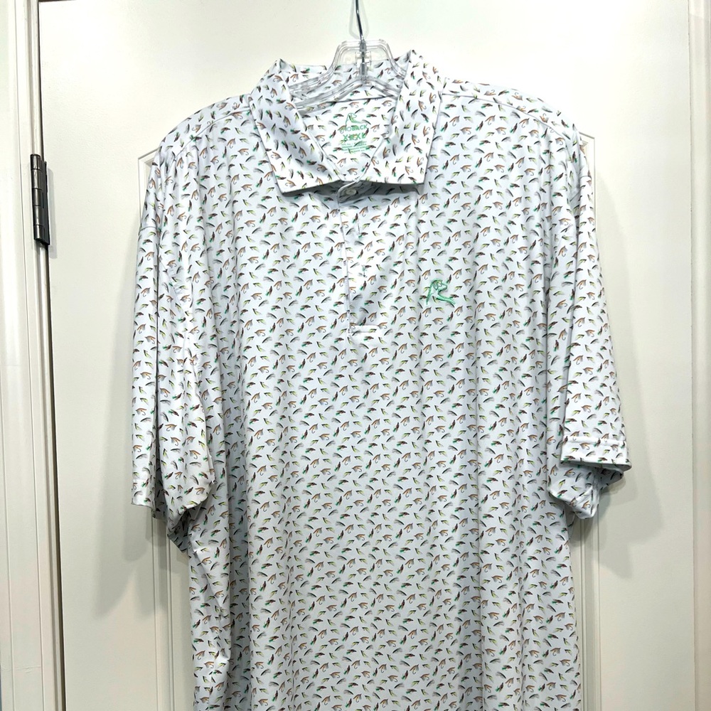 Rhoback Men’s Fly Fishing Polo - “The Angler”